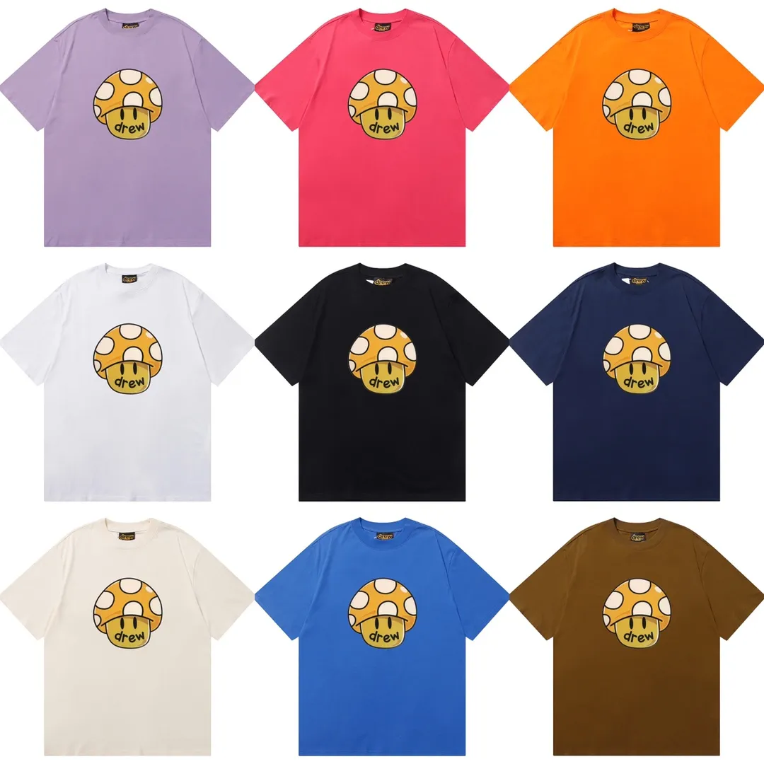D 034 9 2023SS Same Style drew T g , ！ Quality！！ ， Quality！！ ， ！！ ， ， ， ， ， 。 Sizes：S M L XL ：Black White Royal Blue Red Brown White Orange